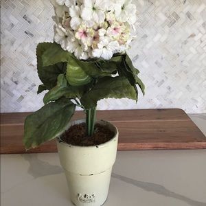 White Faux Floral Hydrangeas